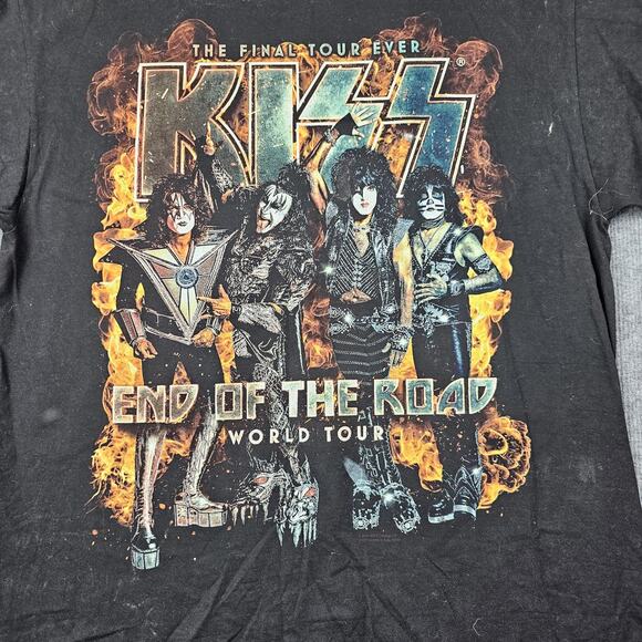 KISS Shirt Mens 2XL End of the Road World Tour Concert Band Merch Final Rock - Picture 3 of 5